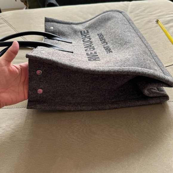 Authentic Saint Laurent Rive Gauche Tote. Never Used. Auth Card+Original Pack. - Picture 7 of 8